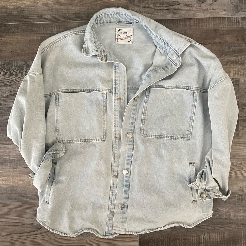 Stoosh Vintage Light Blue Denim Jacket